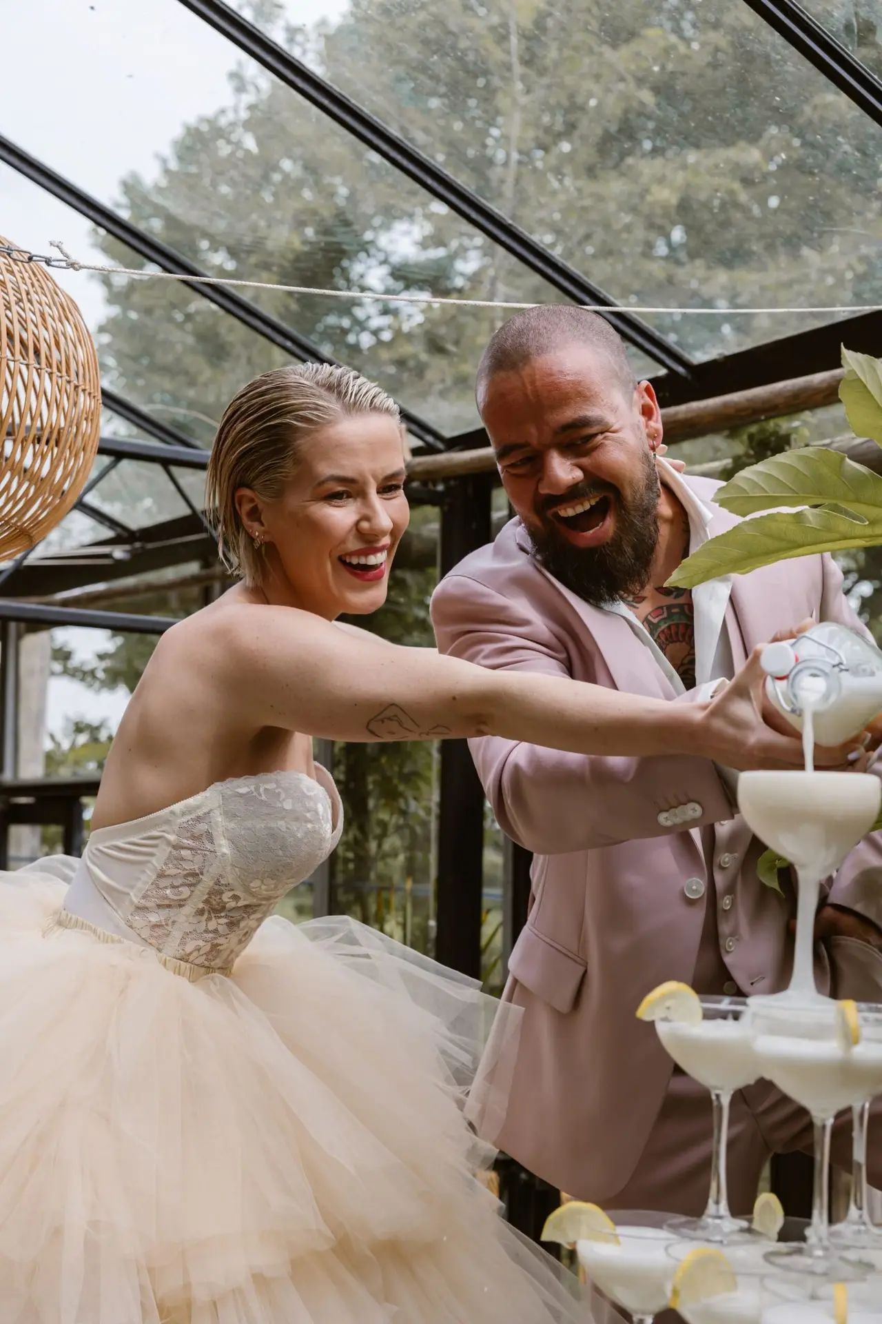 Jennifer de Ru Drink The Moment Scroppino cocktail tower